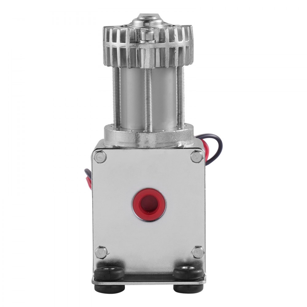 VEVOR Luftdruckstoßdämpfer Set 12 V 100 PSI Bord-Luftkompressorsystem, Luft Kompressor System Luftfederungskompressor Kit mit Einpfadsystem & Druckmesser & Luftleitung für Lkws Transporter