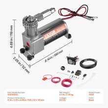 VEVOR Luftdruckstoßdämpfer-Kit 100PSI Luft Kompressor System Einzigen Pfad