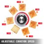 300pcs/h Gastro Gastronomie Toaster Arbeitsplatte Brötchen Toastmaschine 2200w