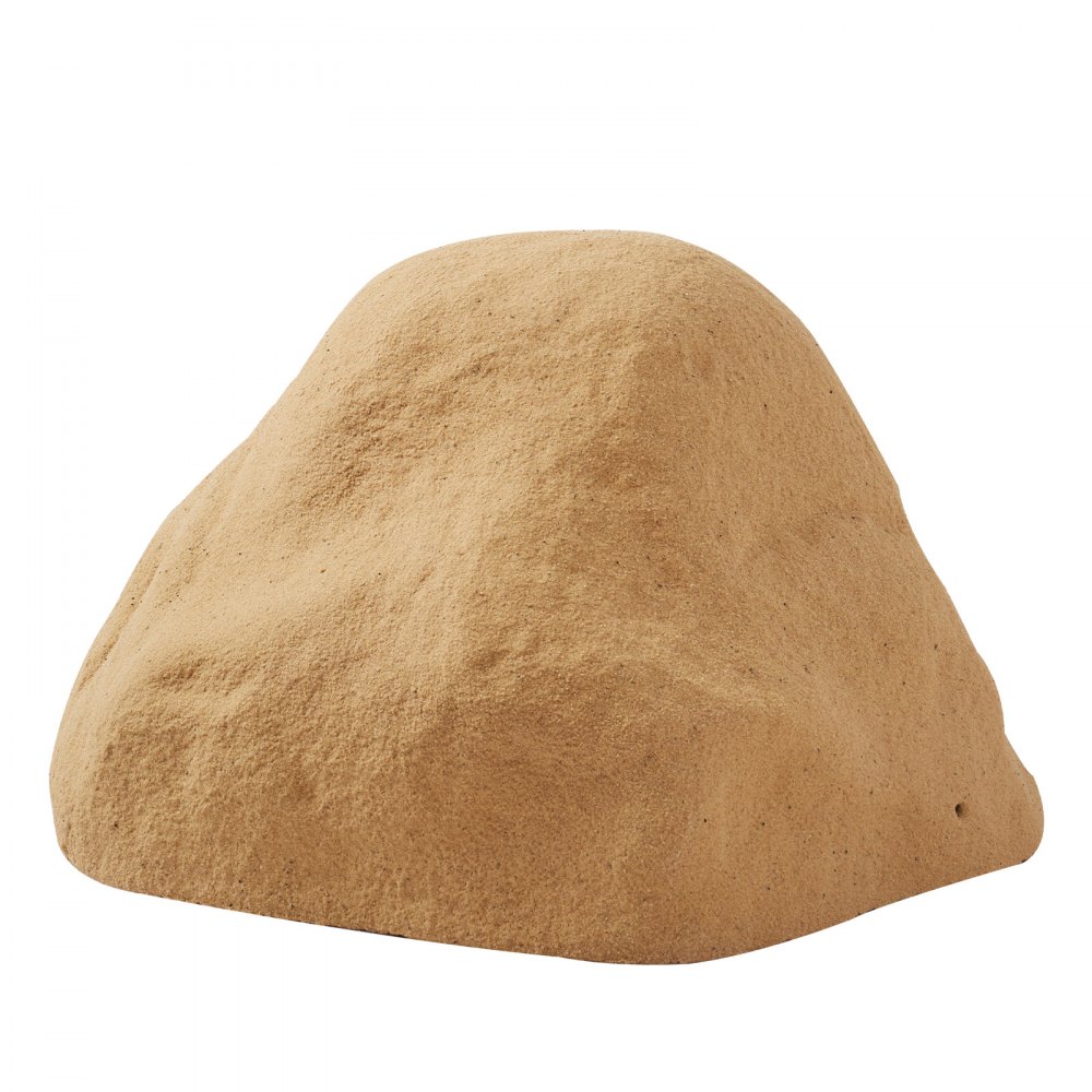 VEVOR Abdeckfelsen, Kunstabdeckung für Außenbereich, realistische Steinoptik, Gartenfelsen, Kunstfelsen aus Polyresin für Landschaftsgestaltung, Gartendekor, Sandfarbe, 410 x 390 x 260 mm