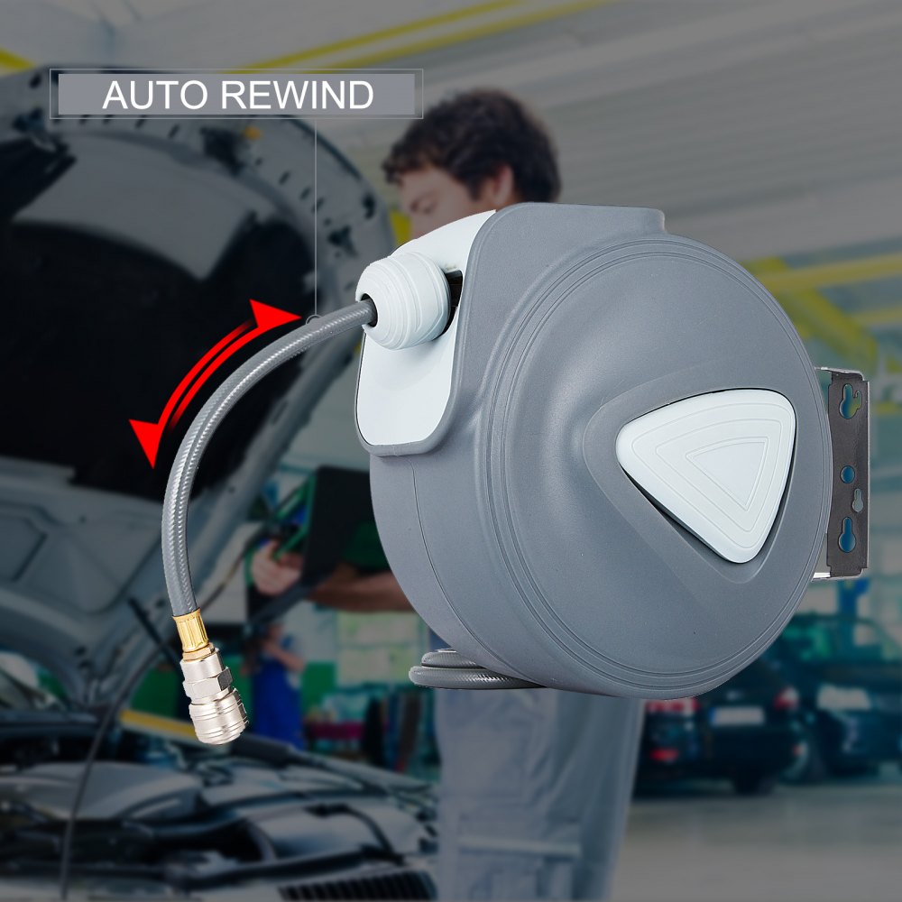 Automatik Schlauchaufroller Schlauch 10m Gartenschlauch Wasserschlauch Aufroller