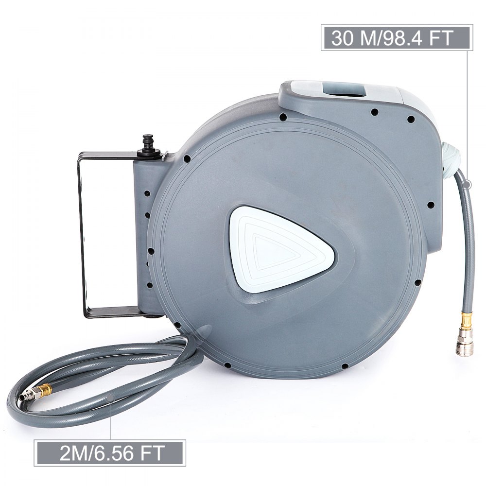 Automatik Schlauchaufroller Schlauch 30m Gartenschlauch Aufroller Aufrolle