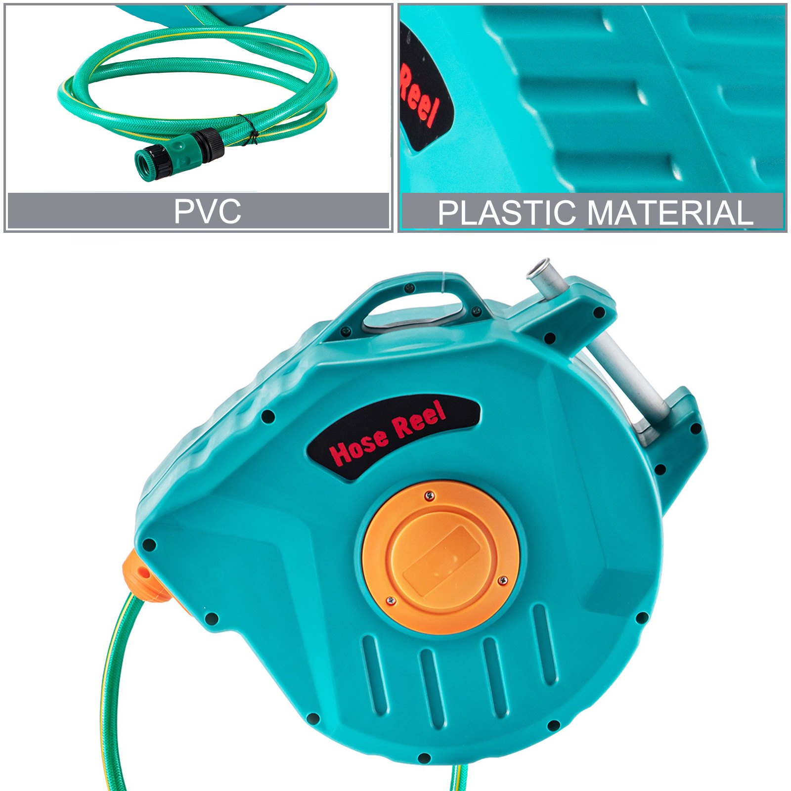 Wasserschlauchaufroller Wasserschlauch Automatik Gartenschlauch Aufroller Profi