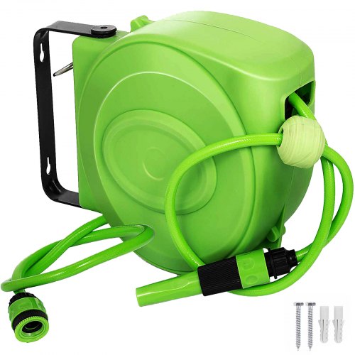 10m Schlauchaufroller Wasserschlauchaufroller Gartenschlauch Automatik Aufroller
