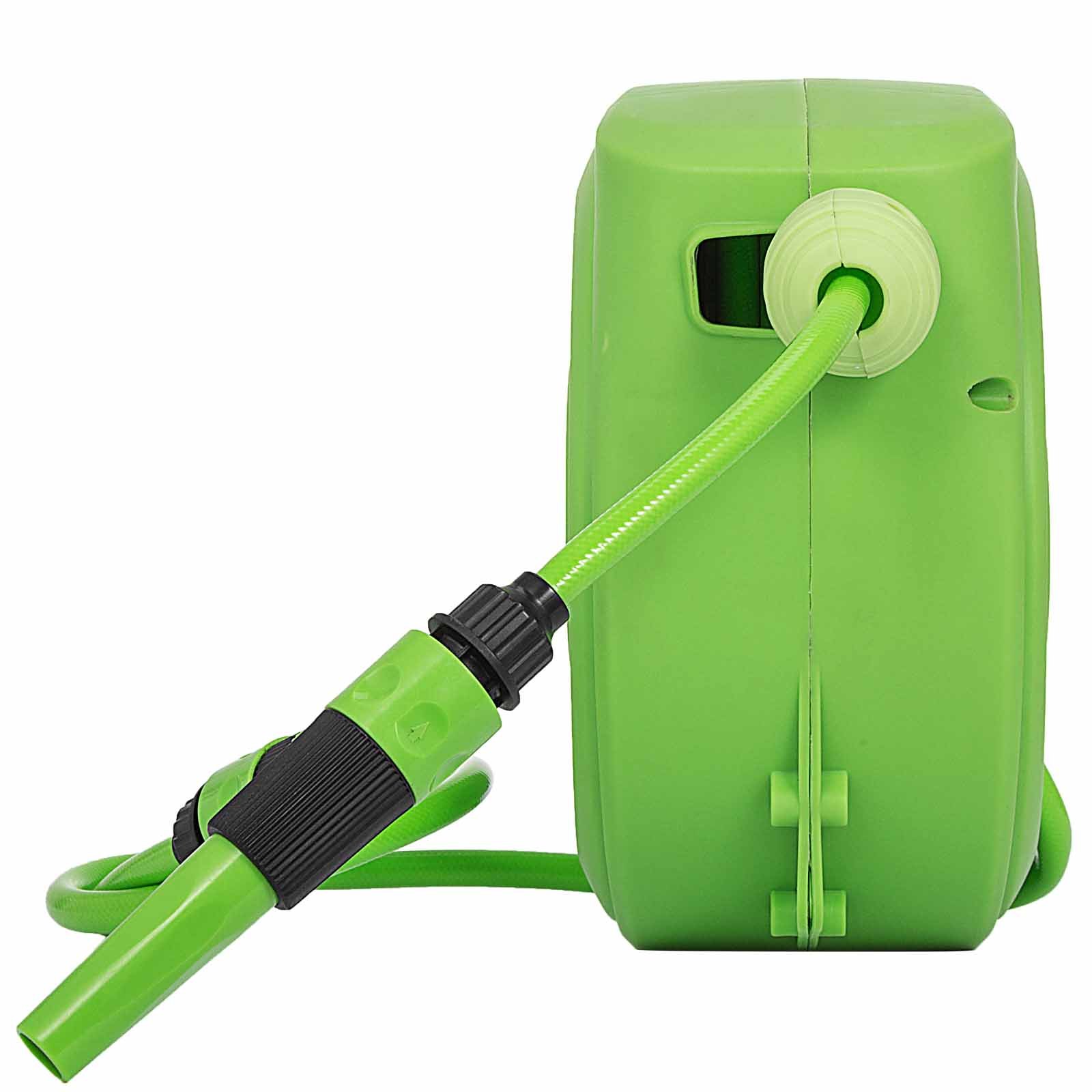 10m Schlauchaufroller Wasserschlauchaufroller Gartenschlauch Automatik Aufroller