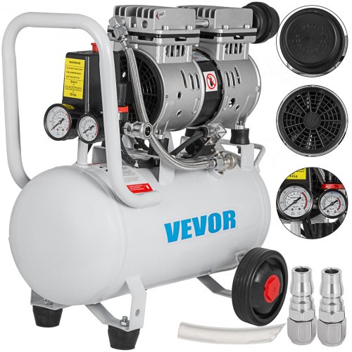 Flüster Kompressor ölfrei Luftkompressor 18l 48db 8 Bar Leise