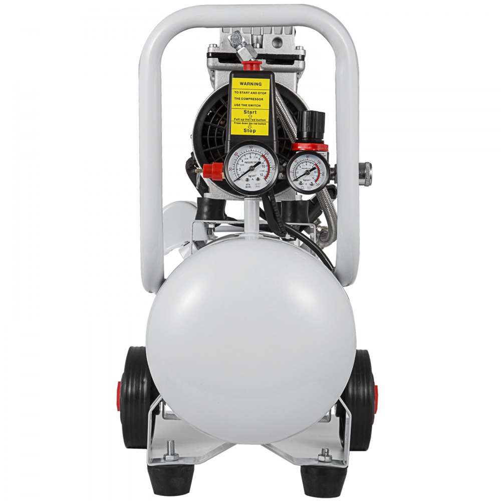 Flüster Kompressor ölfrei Luftkompressor 18l 48db 8 Bar Leise