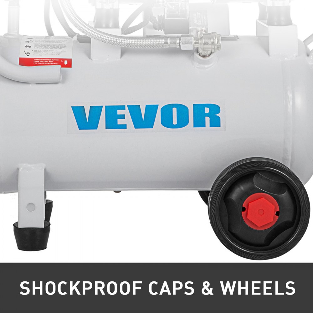 Flüster Kompressor ölfrei Luftkompressor 18l 48db 8 Bar Leise