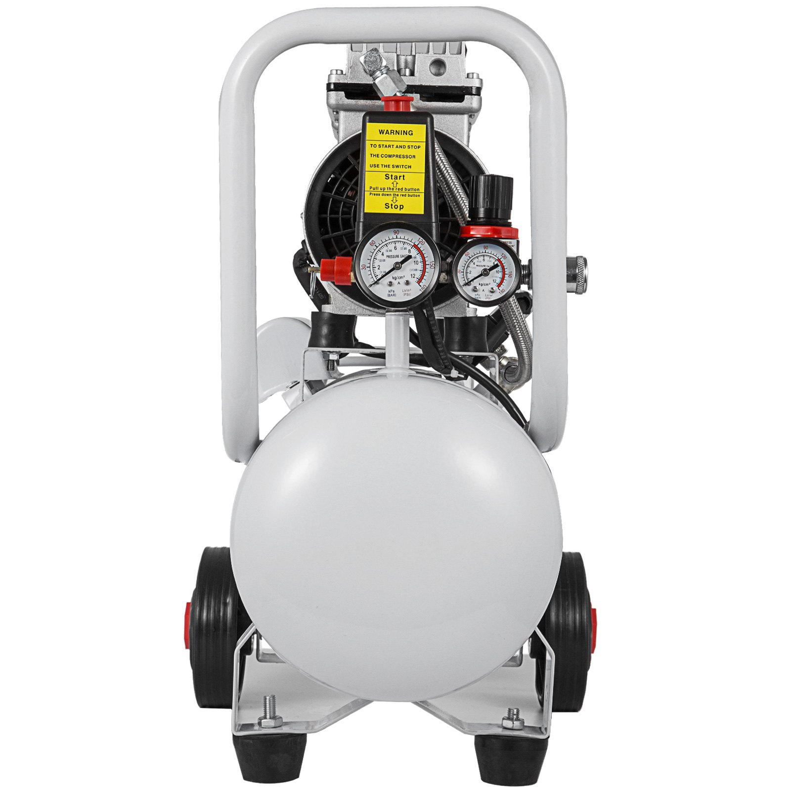 Flüster Kompressor ölfrei Luftkompressor 18l 48db 8 Bar Leise