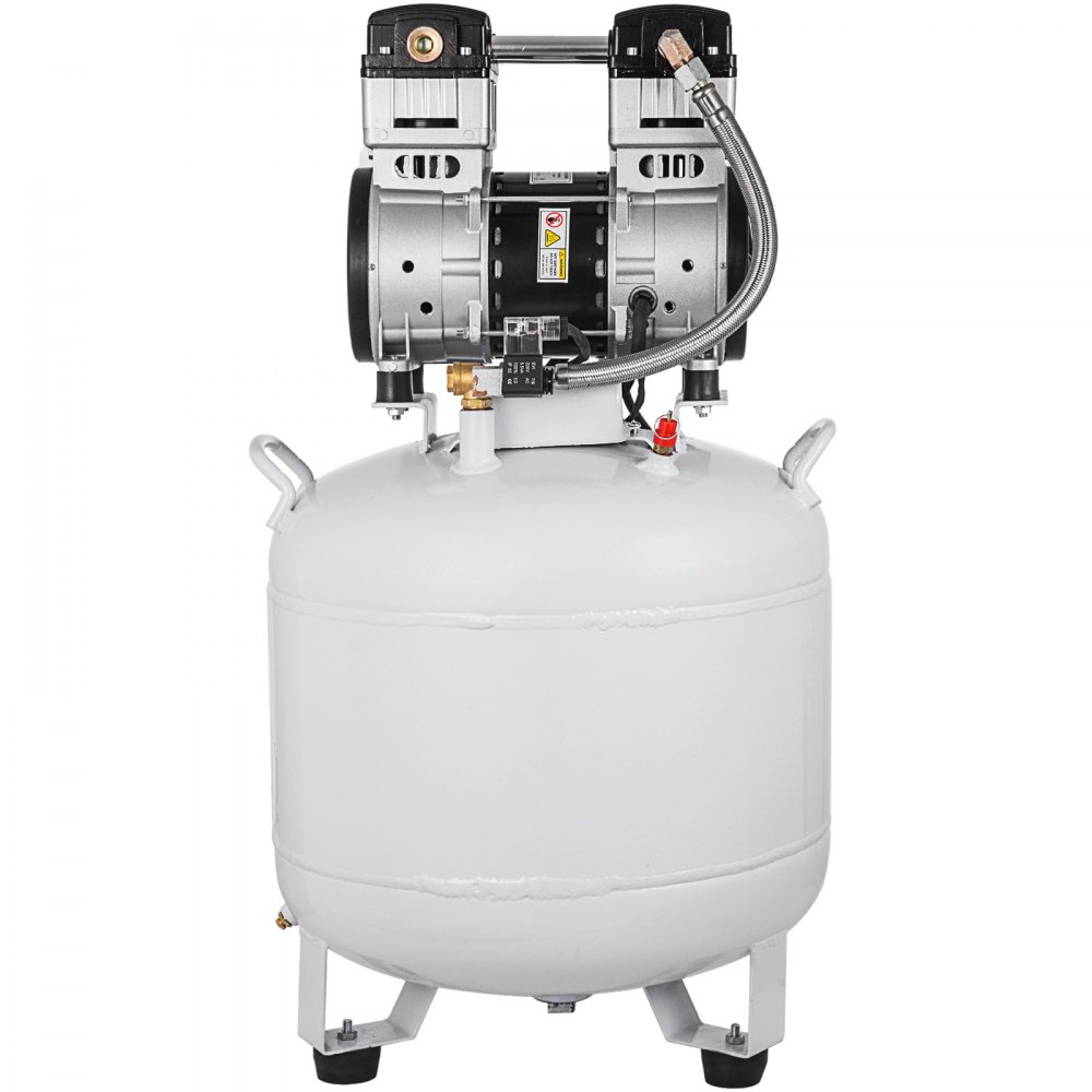 Flüster Kompressor ölfrei Luftkompressor 45l Wärmeableitung Elektromagnetventil