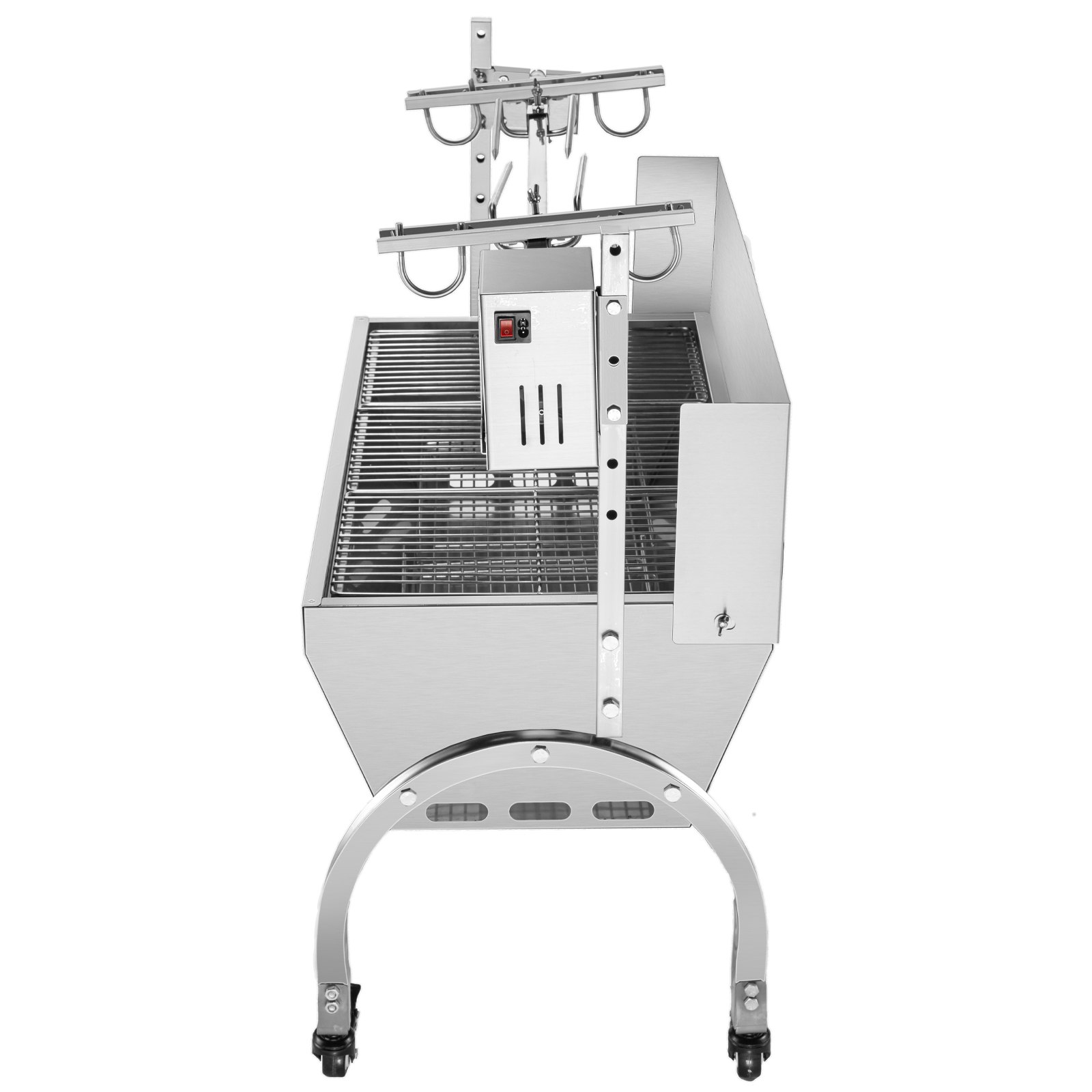 Vevor Spanferkelgrill Lammgrill Spießgrill Bbq Grill Max. 60 Kg 25 W Edelstahl