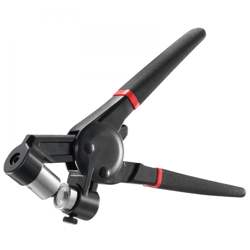 VEVOR Ösen Werkzeugset 500 Stk. 12 mm Metallösen in Gold und Silber, Ösenset mit manueller Ösenpresse & Locher & Block, Lochstanze Lochzange Locher für Leder Plane Schuhe Basteln Stoff Gürtel