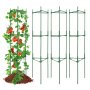 VEVOR 4er-Pack Tomatenkäfige für den Garten, 63 Zoll Tomaten-Spalier-Pflanzenpfahl-Unterstützung, stapelbarer hoher Pflanzenstützkäfig, für Hochbeete, Gemüse, Blumen und Kletterpflanzen