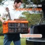 VEVOR 3er-Set 45L Profi Klappbox aus PP Transportbox Faltbarer Aufbewahrungsbox mit Handgriff Stapelbare Kisten Storage Box Faltboxen Stapelboxen für Aufbewahrung & Transport Orange