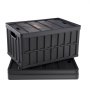 VEVOR 3er-Set 65L Profi Klappbox aus PP Transportbox mit Deckel Faltbarer Aufbewahrungsbox mit Handgriff Stapelbare Kisten Storage Box Faltboxen Stapelboxen für Aufbewahrung & Transport