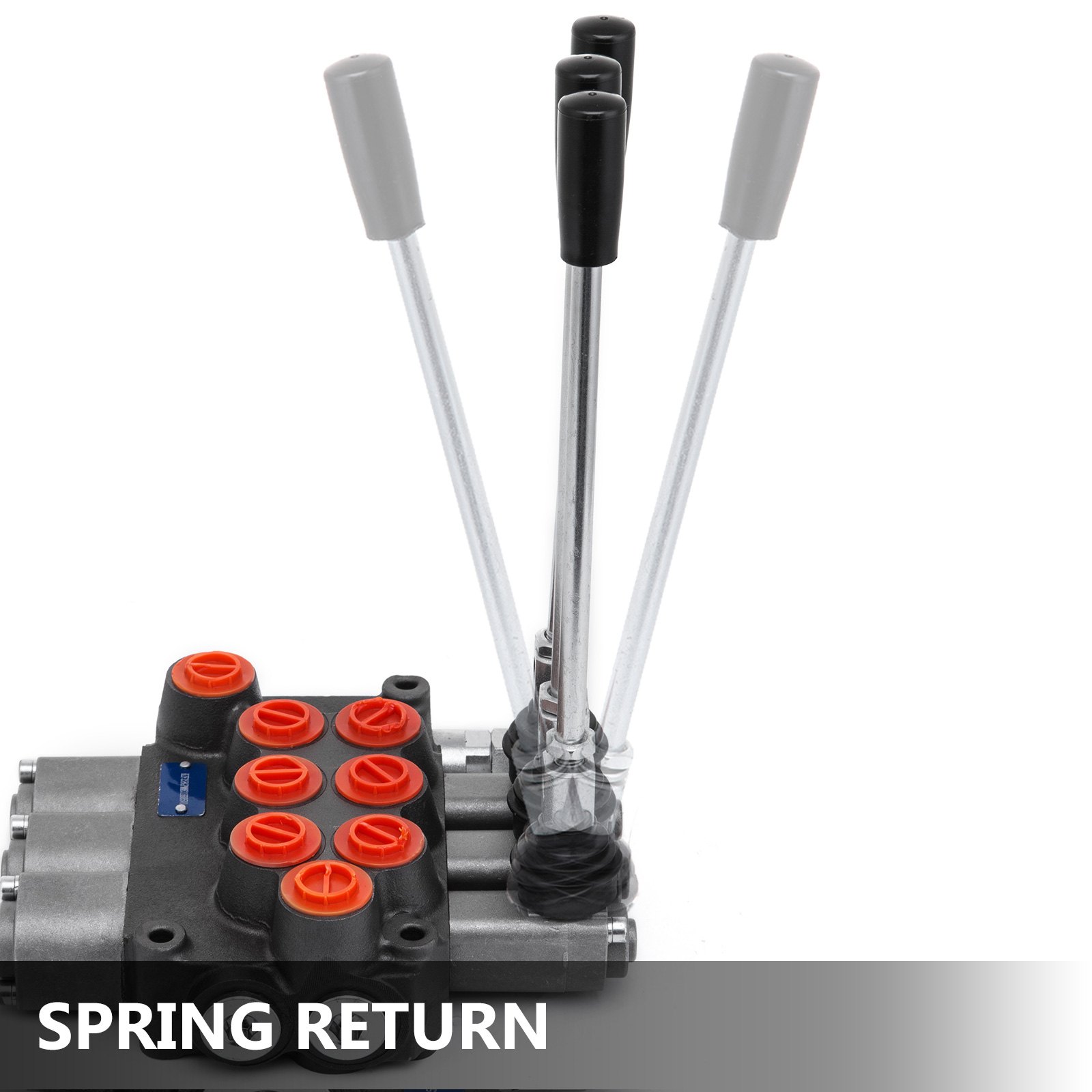 Handsteuer Hydraulikventil 30l Für Doppelwirkende Zylinder Mit 3 Hebeln