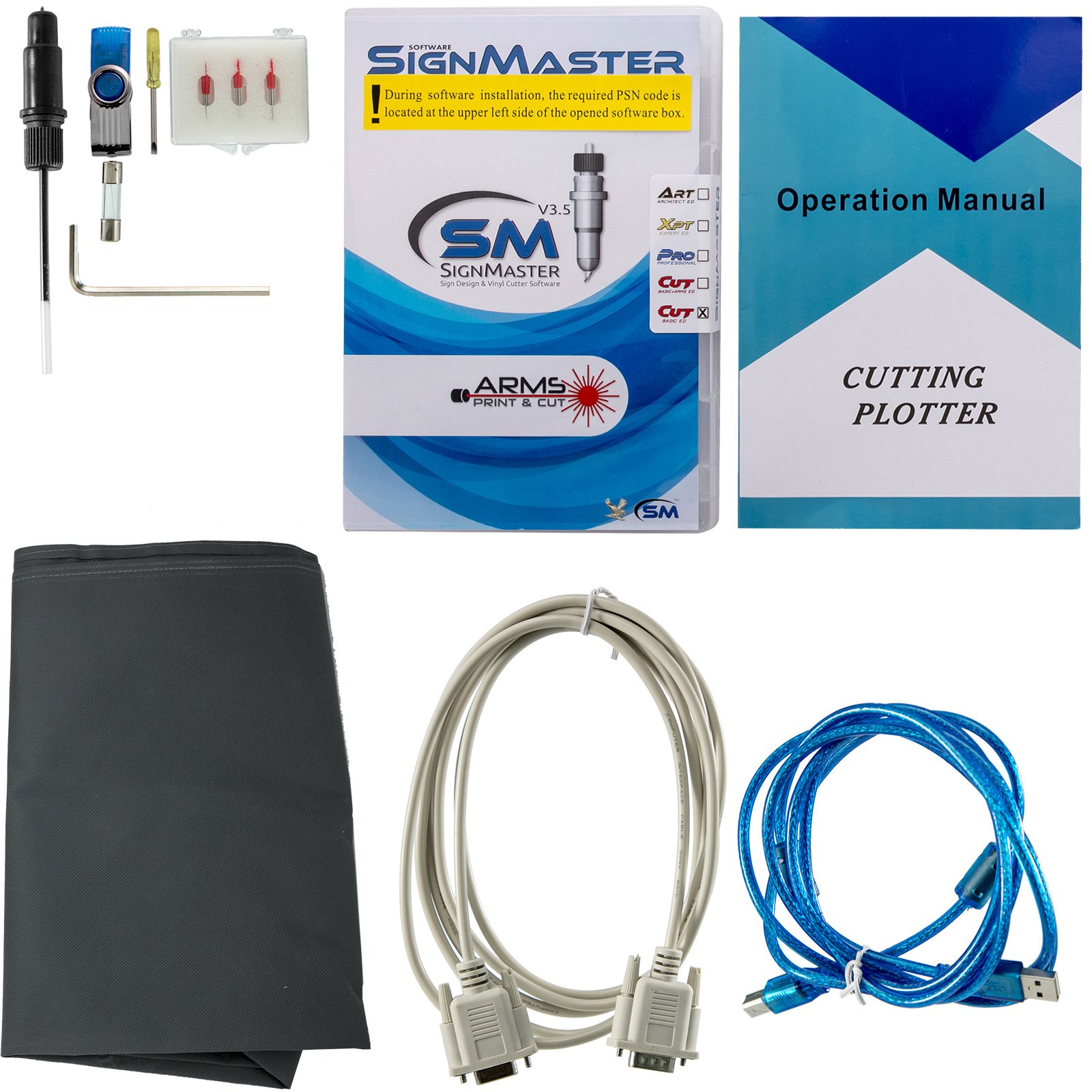 Vevor Schneideplotter Vinyl Zeichen Plotter 1350mm Signmaster Folienschneider