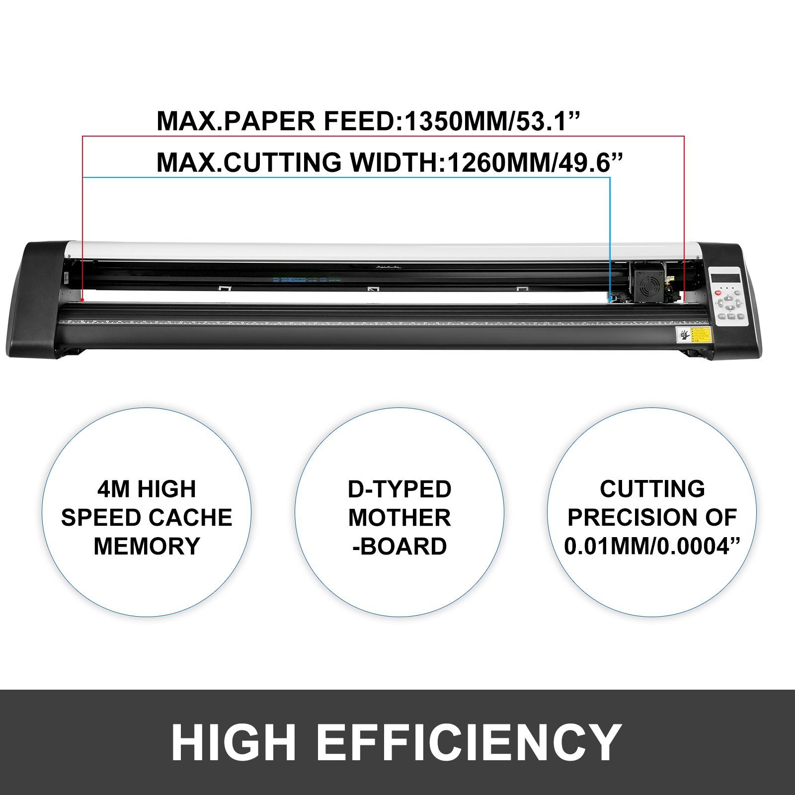 Vinyl Cutter Plotter Zeichen Schneiden 53" Geschäft Lcd Bildschirm Desktop