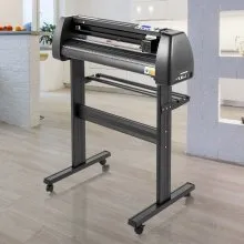VEVOR Vinyl Schneideplotter Max. Einzug 720 mm Folienschneider Schrittmotor 800 mm/s Plottermaschine Schnittstärke Max. 3 mm, Folienplotter mit Klingenhalter, Vinylschneider mit Signcut & Signmaster