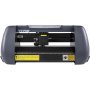 VEVOR 375 mm Vinyl Schneideplotter Papiereinzug, Folienplotter Drucker Vinyl Schneiden Set, Unterstützt DM/PL, HP/GL-Sprache, Abdeckfolie zum Malen und Ätzen, Scrapbook-Papiere PU-Vinyl schneiden