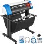 VEVOR Vinyl-Schneidemaschine Plottermaschin, 87 cm Vinyl-Schneider, halbautomatische DIY-Vinyl-Drucker-Schneidemaschine, Manuelles Positionierungs-Schild-Schneiden mit Bodenständer Signmaster Software