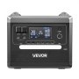 VEVOR Tragbare Powerstation, 2400W 2160Wh Solargenerator mit 10 Ausgängen und einstellbarer Eingangsleistung, erweiterbarer LiFePO4-Akku für Zuhause, Camping und Wohnmobil (Solarpanel NICHT enthalten)