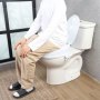 VEVOR Toilettensitzerhöhung Erhöhter Toilettensitz, 10 cm, 136 kg Tragkraft, Universelle Toilettensitzerhöhung, Schraubstangenverriegelung, mit Toilettensitz, für Behinderte, Patienten, Schwangere