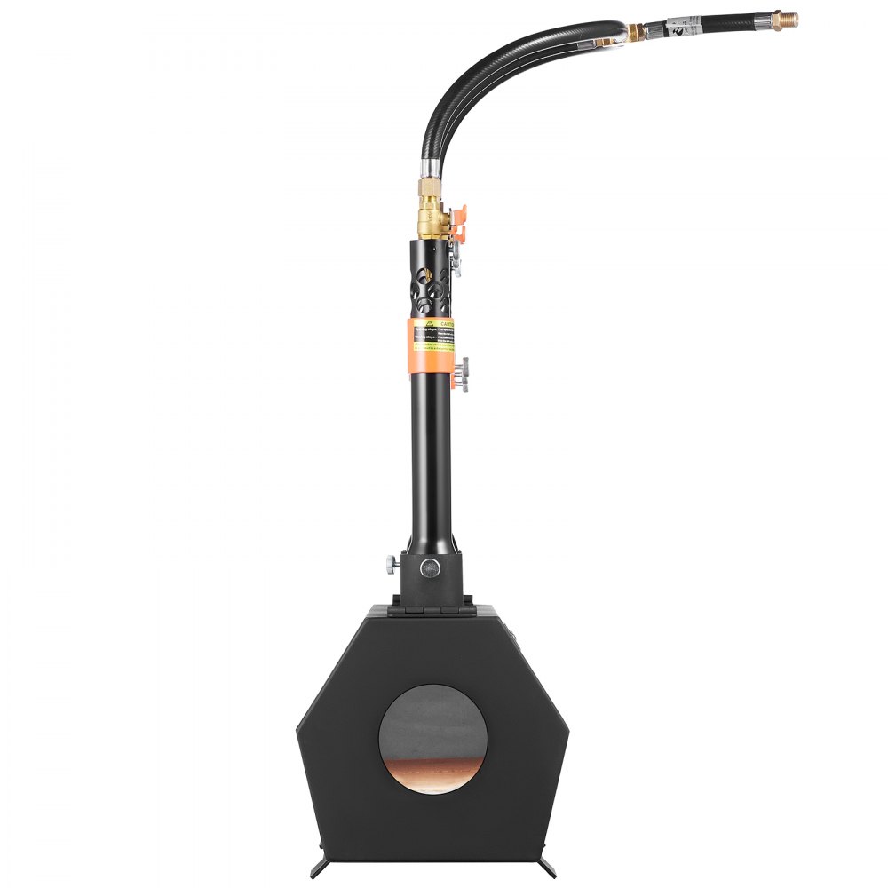 VEVOR Portable Propane Forge, Farrier's Forge with 3 Burners, 1427℃ Gas Forging Furnace for Tool and Knife Making, Hexagonal Gas Forging Tools and Equipment Made of Cold Rolled Steel