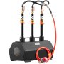 VEVOR Portable Propane Forge, Farrier's Forge with 3 Burners, 1427℃ Gas Forging Furnace for Tool and Knife Making, Hexagonal Gas Forging Tools and Equipment Made of Cold Rolled Steel