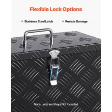 VEVOR Werkzeugkasten aus Aluminium für Ladeflächen von Pickups 406x190x254mm