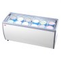 VEVOR 567L Kommerzielle Eisvitrine Gelato-Tauch-Gefrierschrank Eiscreme-Vitrine