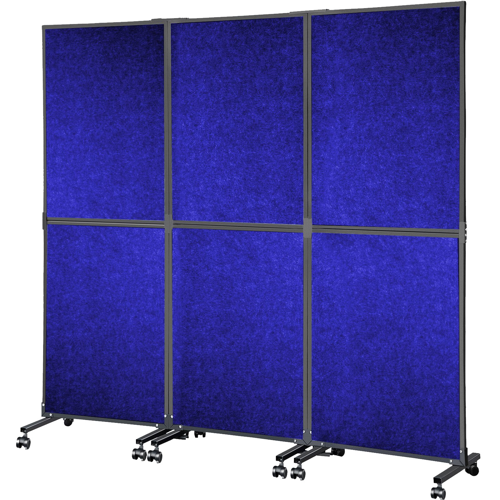 VEVOR Akustische Raumteiler Office Partition Panel 72 "x 66" 3er Pack in Marineblau