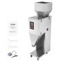 VEVOR Partikelfüllmaschine, 0,044–6,6 lbs/20–3000 g, automatische Füllmaschine mit Fußpedal, Edelstahl-Wiegefüllmaschine, Wiegefüller für Bohnen, Samen, Körner, Tee, Granulatverpackung
