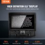 VEVOR Teleprompter, 25,4 cm Aluminiumlegierung, Desktop-Prompter mit Winkelspektroskop, Fernbedienung, kompatibel mit iOS/Android, für Kamera-Tablet-Smartphone, Videoaufzeichnung/Live-Streaming