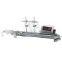 VEVOR Automatic Liquid Filling Machine, 4 Nozzles with Conveyor Bottle Filler, for Water and Oil, 10-500 g Recommend, Premium Stainless Steel Body, Digital Weighing, Adjustable Stand, Easy to Operate