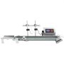 VEVOR Automatic Liquid Filling Machine, 4 Nozzles with Conveyor Bottle Filler, for Water and Oil, 10-500 g Recommend, Premium Stainless Steel Body, Digital Weighing, Adjustable Stand, Easy to Operate