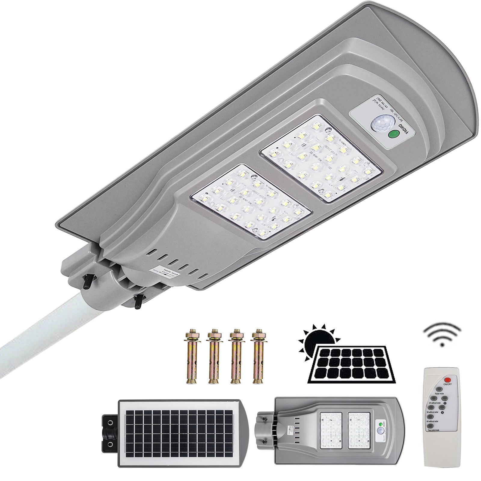 40w Led Solar Lampe Solarleuchte Mit Bewegungsmelder Gartenlicht Wasserdicht