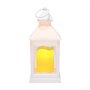 VEVOR 12er-Pack dekorative Kerzenlaternen, elektrische LED-Kerzen ohne Flamme, Halter aus Kunststoff mit Glas, Wandbehang für Veranda, Hochzeitstische, Partys, Bauernhäuser, Weiß, 105x105x240 mm