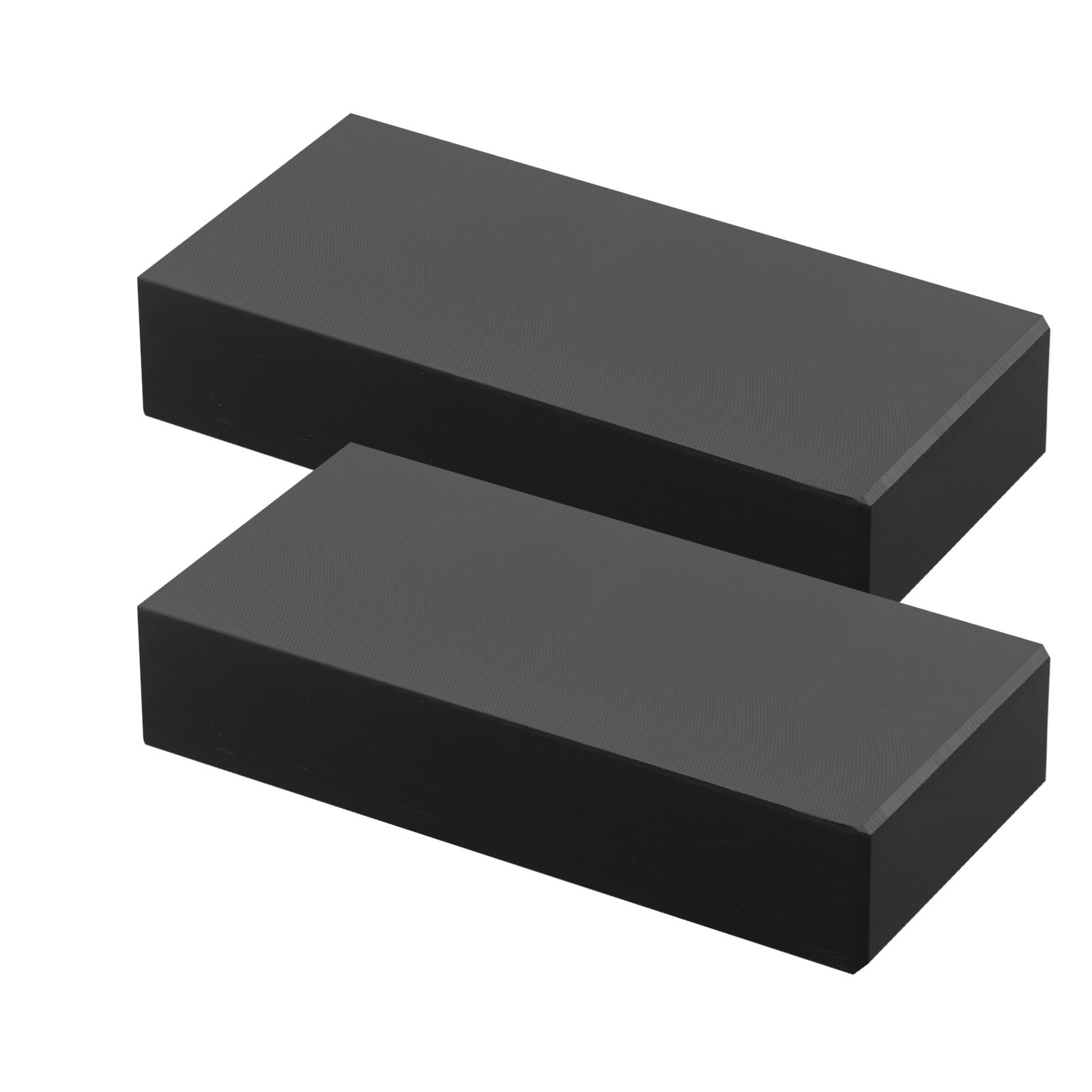 VEVOR 2er-Pack Verlängerungs-Handlaufverbinder, POM-Handlaufverschraubung für rechteckige Handlauf-Top-Kabelgeländer-System-Kits, Deck-Kabelschienensystem im Außenbereich, Mattschwarz, HT-04