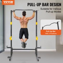 VEVOR Squat Stand Power Rack Verstellbarer, robuster Langhantel-Gewichtsständer für Heim-Fitnessstudio