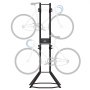 VEVOR 4 Fahrradständer, freistehender vertikaler Fahrradständer, fasst bis zu 260 Pfund