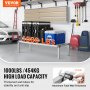VEVOR Aluminium-Stauregal, 48 x 20 Zoll kommerzielles Bodenregal für Lebensmittel, 12 Zoll über dem Boden, 1000 lbs Tragkraft, komplett verschweißtes Aluminium-Lagerregal, zur Lagerung in Restaurants, Küchen, Garagen und Fahrzeugen