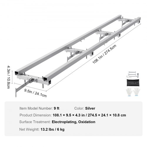 Produktbild von 12-Zoll Kettensägen-Führungsschiene – Ersatzschiene Für Kompatible Modelle Wie 12–44 507P