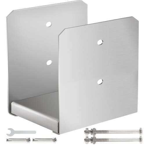 Vevor 10 X Pfostenträger U Träger Aufschraubhülse Pfostenschuh 13,2x14,5x15,7 Cm