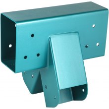 VEVOR Schaukelverbinder 9,3x30,5x14,3cm Schaukelwinkel Eisen Pulverbeschichtet Wandverbinder 2mm Dicke Holzverbinder Kantholz Grün Vierkant Schaukelverbinder Pfostenverbinder für Gartenschaukel