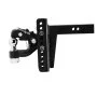 VEVOR Anhängerkupplung 9 T, für 50,8 mm Anhängekupplungshaken Militärempfänger, Kombination 2-5/16-Zoll-Anhängerkupplungskugel, passend für 63,5-76,2mm Lünettenring, schwarze Pulverbeschichtung
