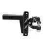 VEVOR Anhängerkupplung 9 T, für 50,8 mm Anhängekupplungshaken Militärempfänger, Kombination 2-5/16-Zoll-Anhängerkupplungskugel, passend für 63,5-76,2mm Lünettenring, schwarze Pulverbeschichtung