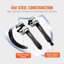 VEVOR Federspanner Satz 280 mm Max. Kompressionshub Universal Federbein Werkzeug 1200kg Tragfähigkeit federbeinspanner 220–310mm KFZ Auto Profi Feder Spanner Stoßdämpfer Werkzeug