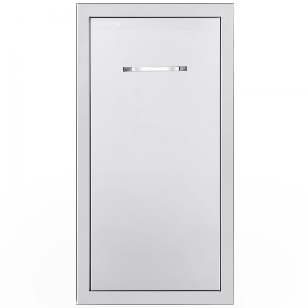VEVOR Müllschublade für Außenküche Grillkücheninseln, 344x498x655 mm (BxTxH), Innenaufbewahrung, Mehrzweck-Küchenschubladen aus Edelstahl für Propangasflaschen, max. 25 kg (Keine Mülleimer)