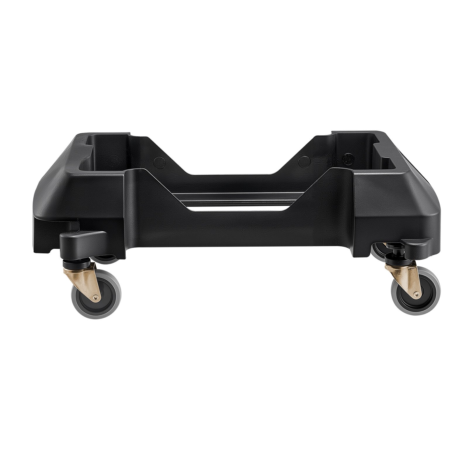 VEVOR Mülltonnenwagen 460x252 mm, passend für 60,6/87 L Behälter, Abfalleimer Dolly mit 4 feststellbaren Rädern, 90 kg Tragkraft, Tonnen-Rollwagen, Mülltonnen-Rollwagen aus Kunststoff